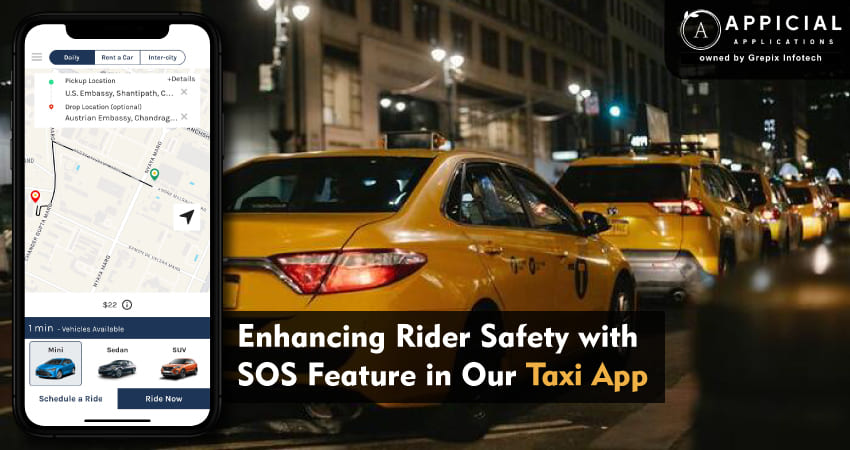 Enhancing Rider Safety with SOS Feature in Our Taxi App