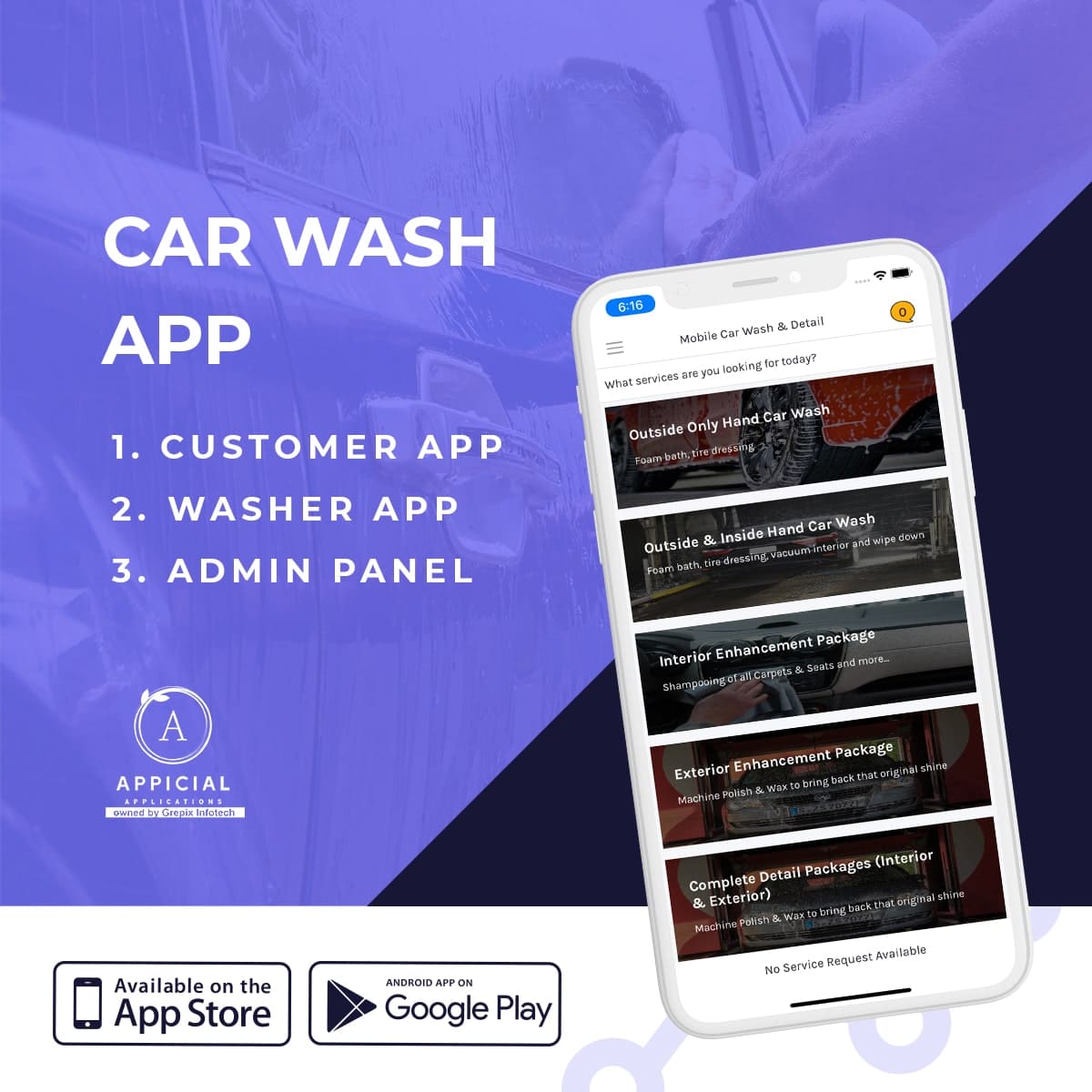 Car wash app