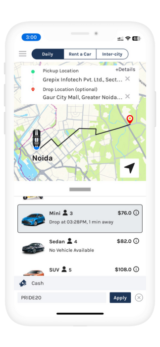 uber clone app