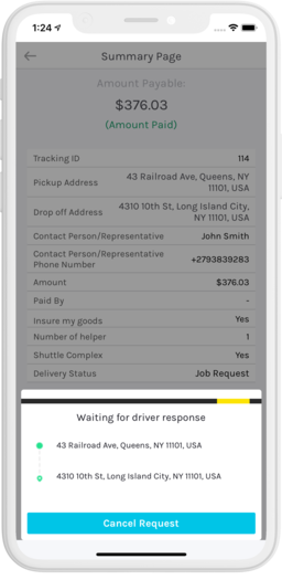 On Demand Logistics App