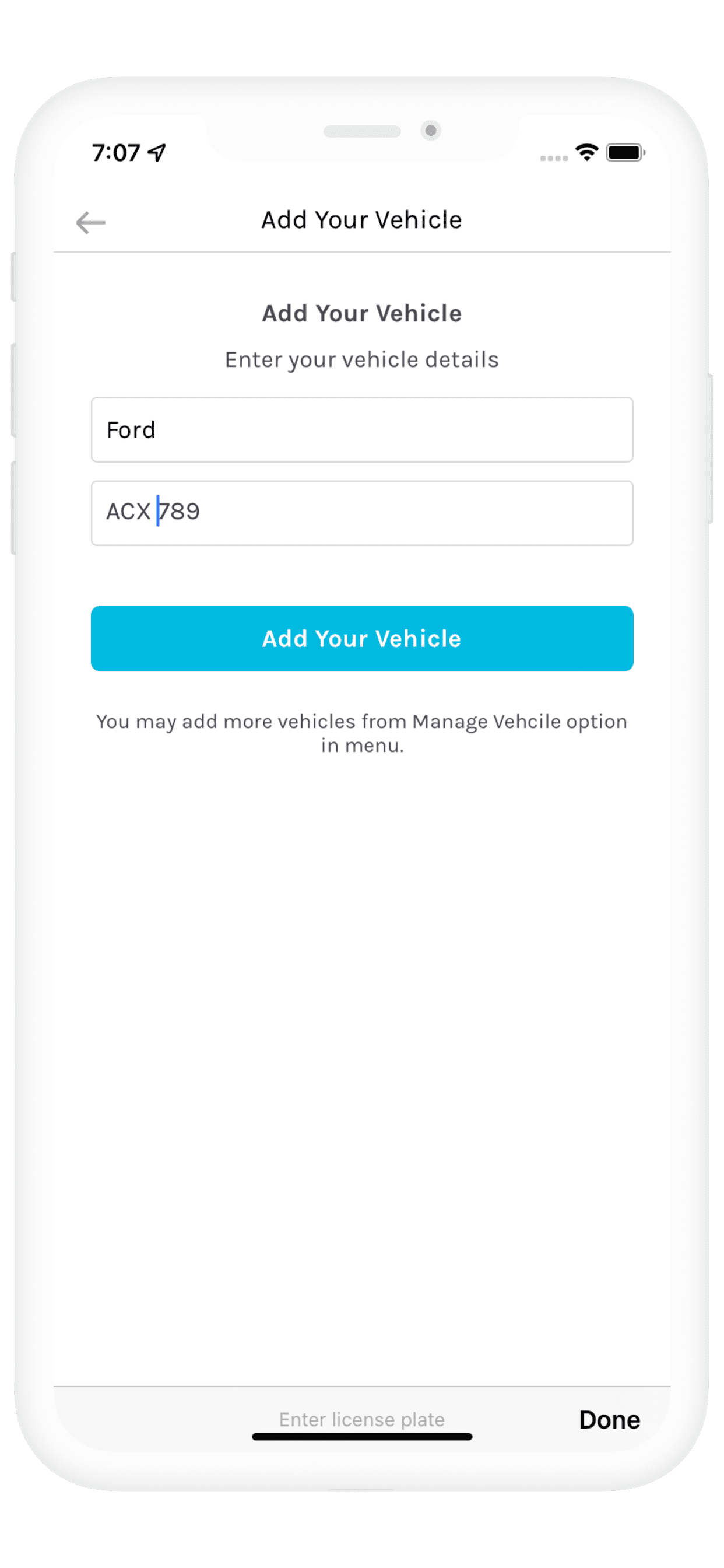 On Demand Parking App
