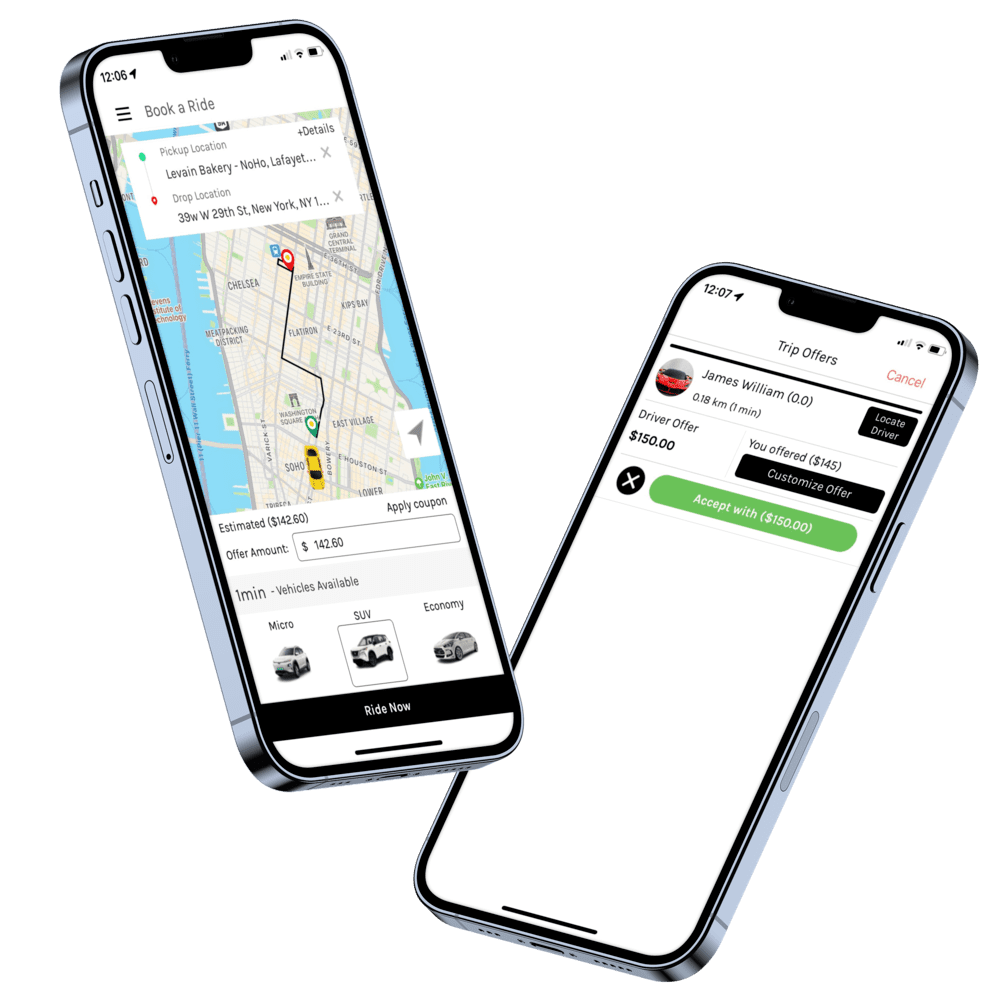 mytaxi clone app