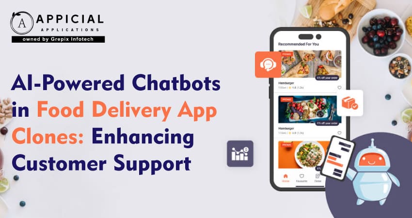AI-Powered Chatbots in Food Delivery App Clones: Enhancing Customer Support