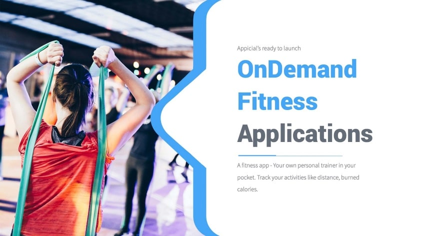 on demand fitness app