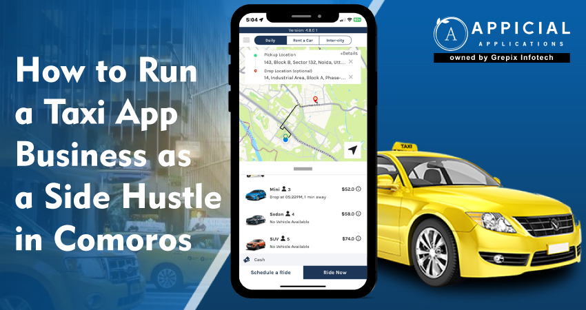 How to Run a Taxi App Business as a Side Hustle in Comoros