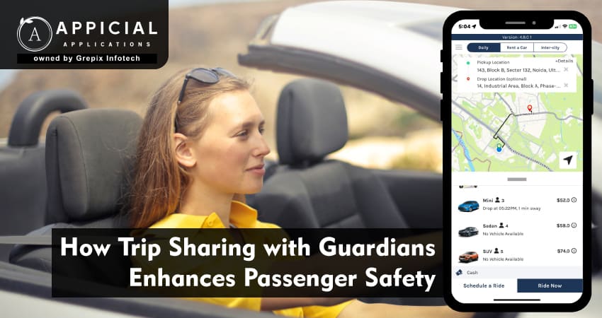 How Trip Sharing with Guardians Enhances Passenger Safety