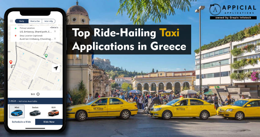 Top Ride-Hailing Taxi Applications in Greece